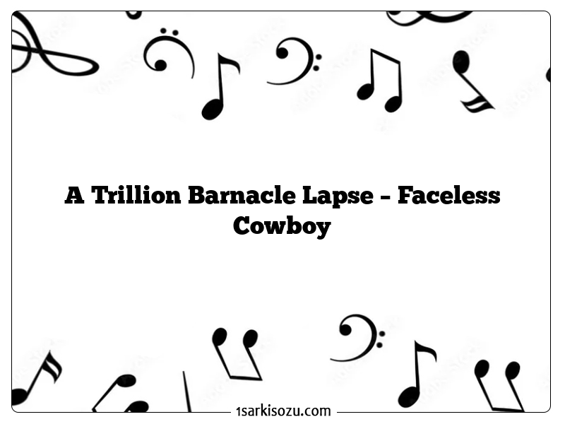 A Trillion Barnacle Lapse – Faceless Cowboy