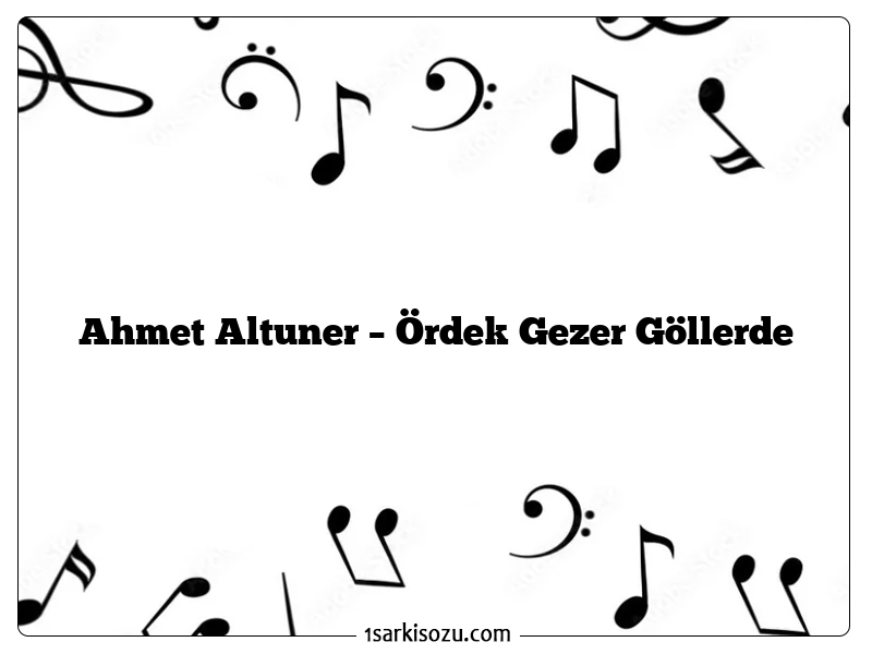 Ahmet Altuner – Ördek Gezer Göllerde