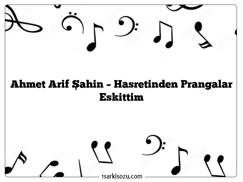 Ahmet Arif Şahin – Hasretinden Prangalar Eskittim